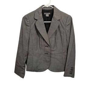 Women's Black and White Blazer